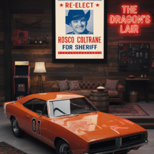 Vintage 1980 Dukes of Hazzard Poster – Classic Television Promo Artwork