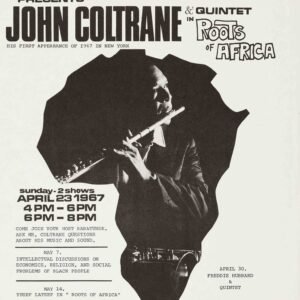 John Coltrane Olatunji 1967 Jazz Poster – Classic African Culture Concert Print