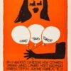 One, Two, Three 1962 Classic Film Poster – Retro Billy Wilder Comedy Collectible