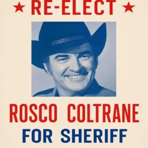 Vintage 1980 Dukes of Hazzard Poster – Classic Television Promo Artwork