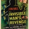 The Invisible Man’s Revenge 1944 Vintage Horror Movie Poster