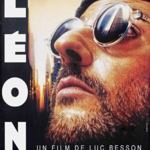 Léon The Professional 1994 Poster – Jean Reno & Natalie Portman Film Print