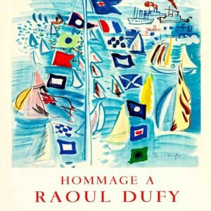 Raoul Dufy Poster – 1950s French Gallery Exhibition Print