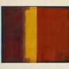 1962 abstract art exhibition poster featuring color field style composition