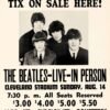 The Beatles Vintage Poster – 1966 Classic Rock Tour Memorabilia